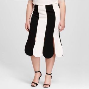 Victoria Beckham for Target Scalloped Skirt